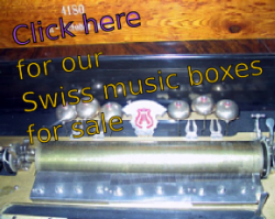 Our Swiss music boxes for sale