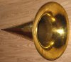 an image of Hawthorne and Sheble all brass Edison horn