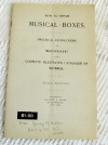 an image of Jacot music box repair catalogue