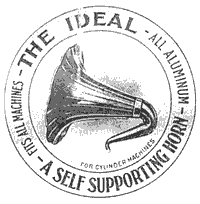 vertical phonograph horn