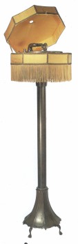 Lampograph phonograph lamp