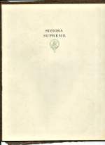 Sonora Supreme catalog, interior cover
