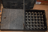 an image of Cylinder record carrying case with pegs - double sided
