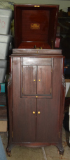 an image of Victrola XVI with L-shaped doors